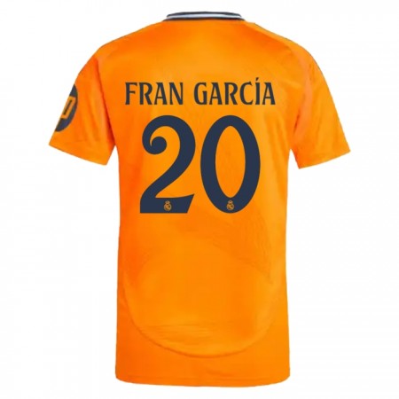 Camiseta de fútbol Real Madrid Fran Garcia 20 2ª equipación 2024-25 Camiseta de fútbol Real Madrid Fran Garcia 20 2ª equipación 2024-25